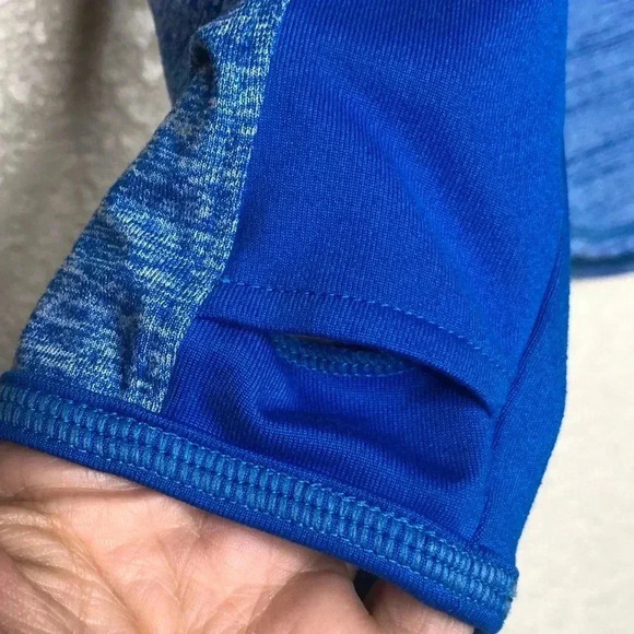 Athleta Performance Top Womens Large Long Sleeves Blue Athletic Outdoor - Picture 3 of 9